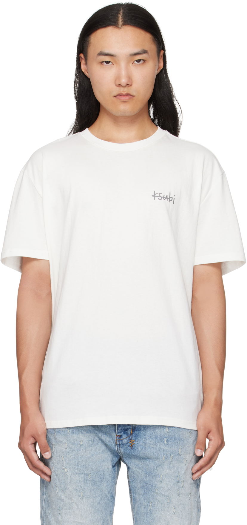 Tričko Ksubi Ksubi All Day Biggie T-Shirt Biela | MFA25TE003