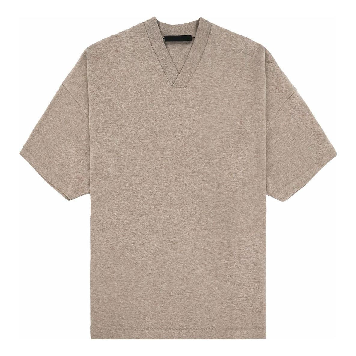 Tričko Fear of God Essentials V-Neck T-Shirt Hnedá | 125BT234114F, 0