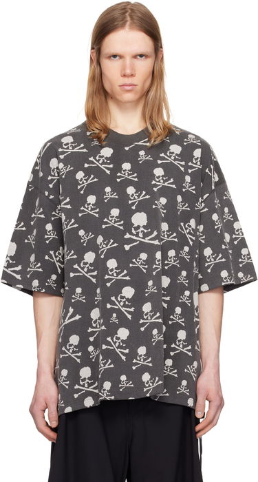 Tričko Mastermind WORLD Mastermind World Boxy Fit Vintage Skull T-Shirt Šedá | MW25S14-TS029-022, 0