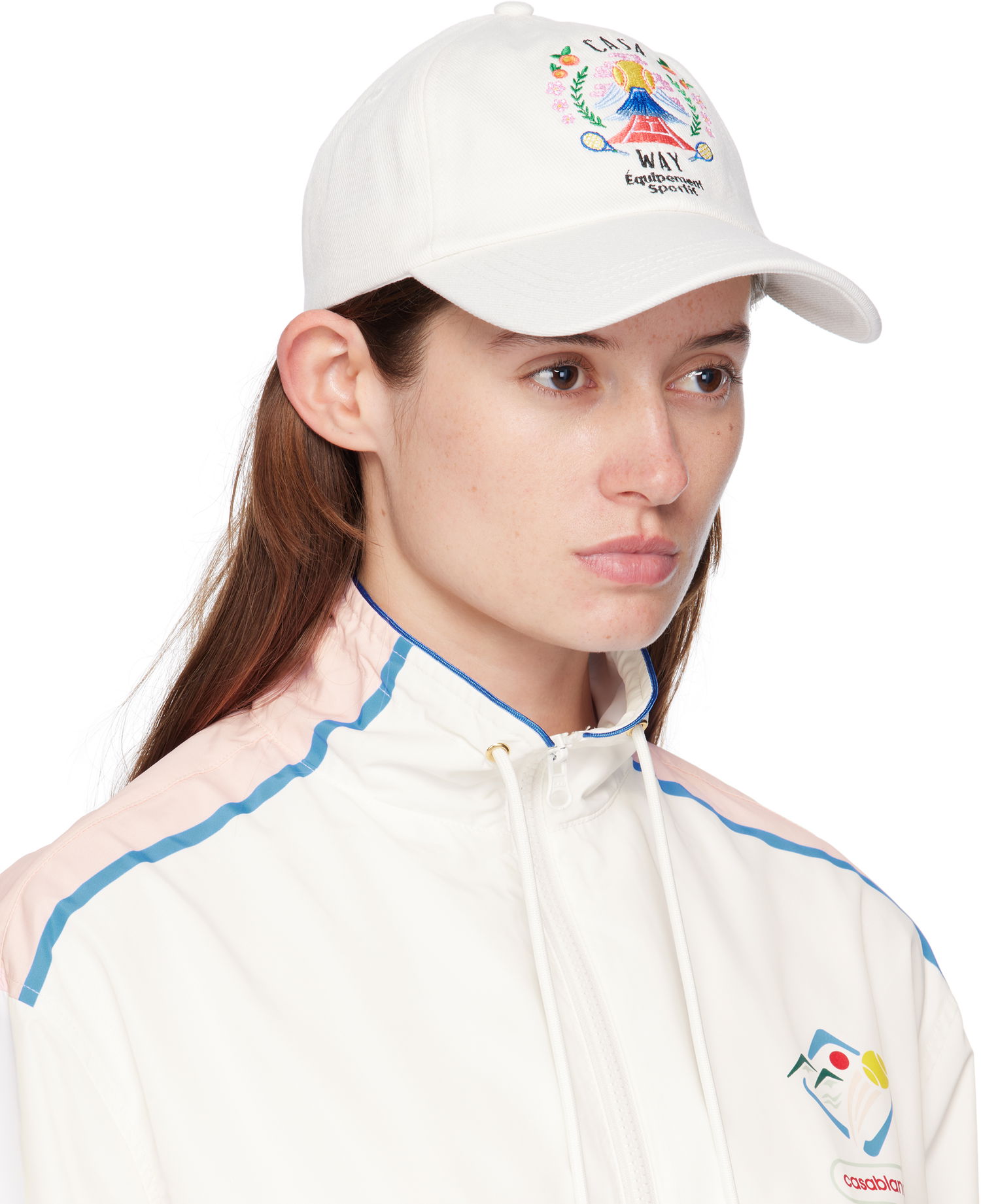 Šiltovka Casablanca Casablanca 'Casa Way' Mountain Baseball Cap Biela | APF25-HAT-002-04, 1