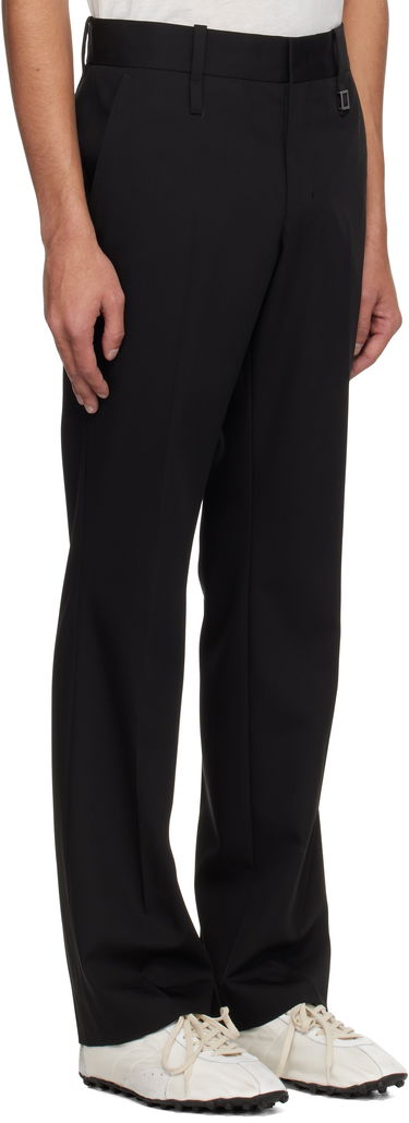 Nohavice WOOYOUNGMI Wooyoungmi Slim Straight Trousers Navy | W251PT01, 4