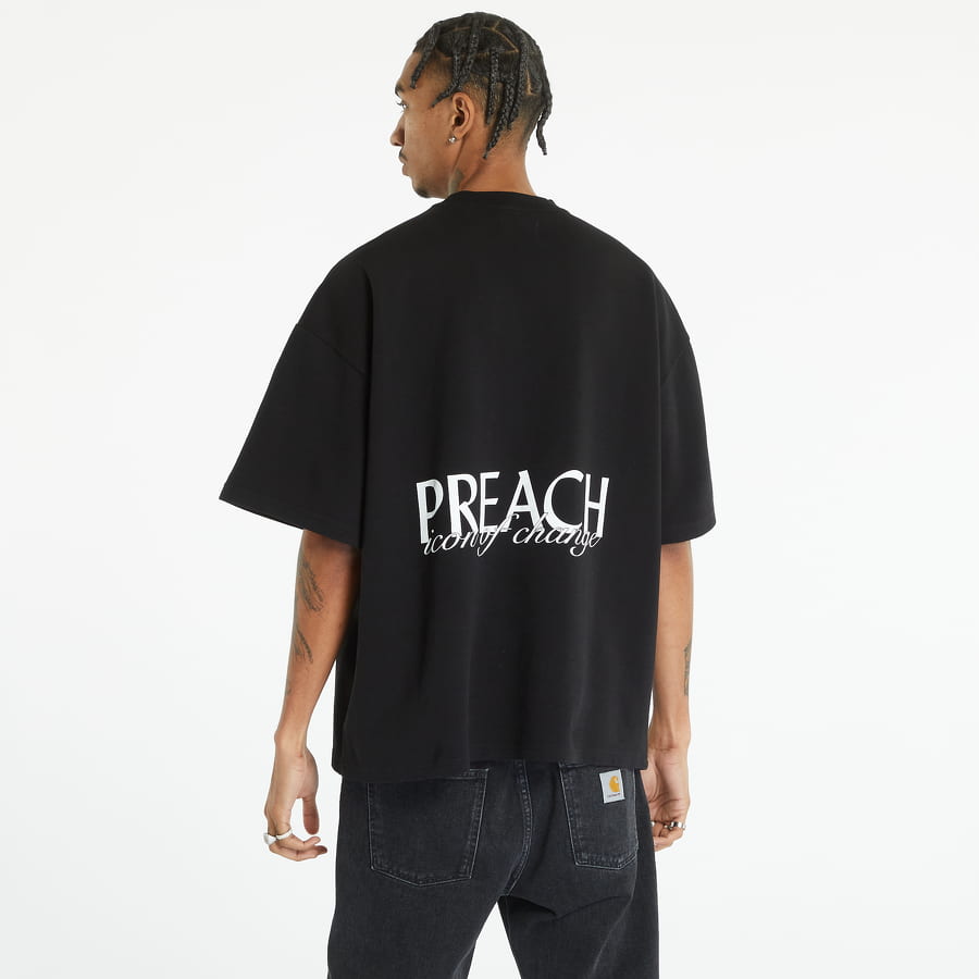 Tričko PREACH Tee Čierna | 206312.NOS, 1