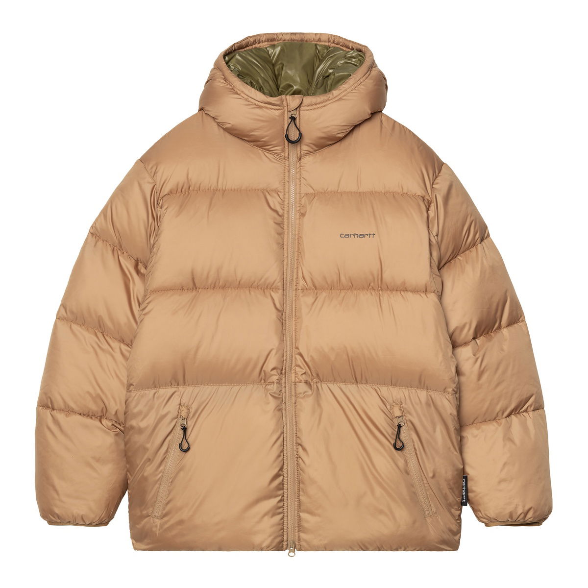 Prešívaná bunda Carhartt WIP Hooded Puffer Jacket Hnedá | I033920_9, 0