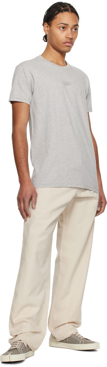 Tričko Maison Margiela Maison Margiela Stamp Logo T-Shirt Šedá | S50GC0706 M20086, 3