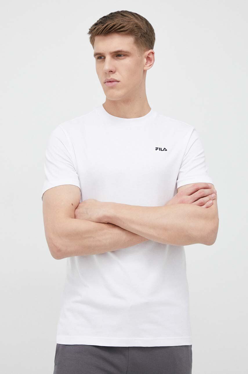 Tričko FILA Cotton T-Shirt Biela | FAM0340, 0