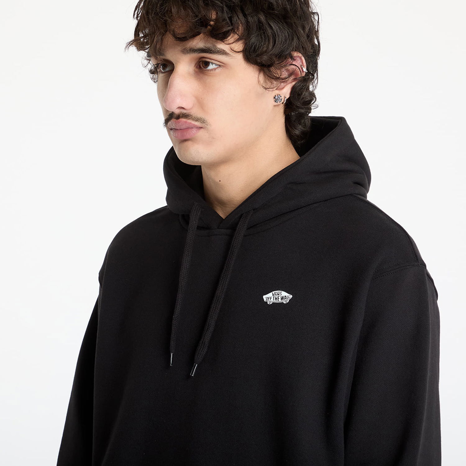 Mikina Vans Style 76 II Loose Fit Pullover Hoodie Čierna | VN000P51Y281, 1