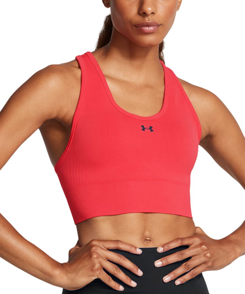 Podprsenka Under Armour Seamless Mid Bra Červená | 1384419-713