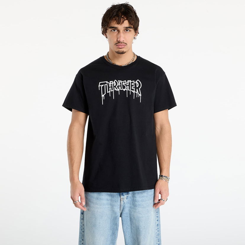 Tričko Thrasher One-liner T-Shirt Čierna | 145777