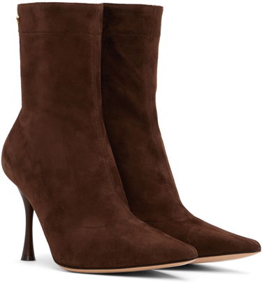 Tenisky a topánky Gianvito Rossi Suede Pointed Toe Boots Hnedá | G73173.85LAC.CSF, 3