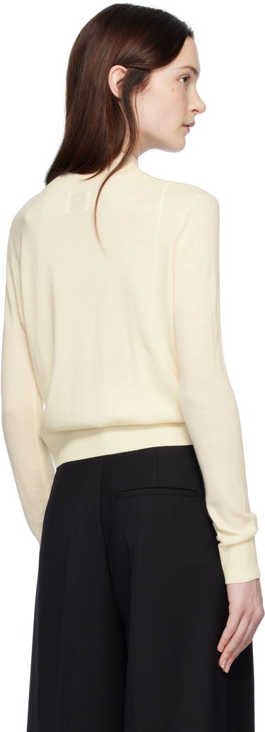 Sveter Anine Bing Anine Bing Monique Long Sleeve Sweater Béžová | A-09-10130-IVY26, 2