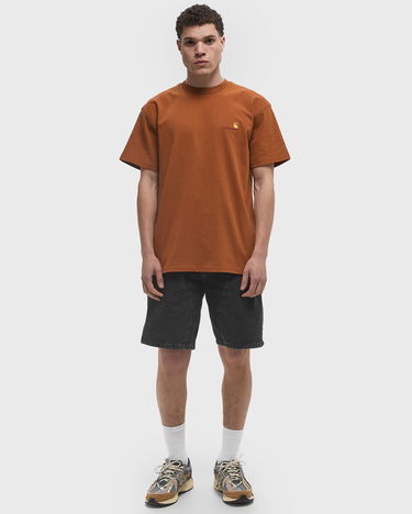 Tričko Carhartt WIP American Script T-Shirt Hnedá | I029956-2LW.XX, 2