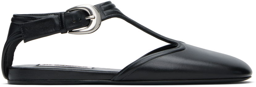 Tenisky a topánky Jil Sander Jil Sander Mary Jane Ballerina Flats Čierna | J16WP0131_P8226