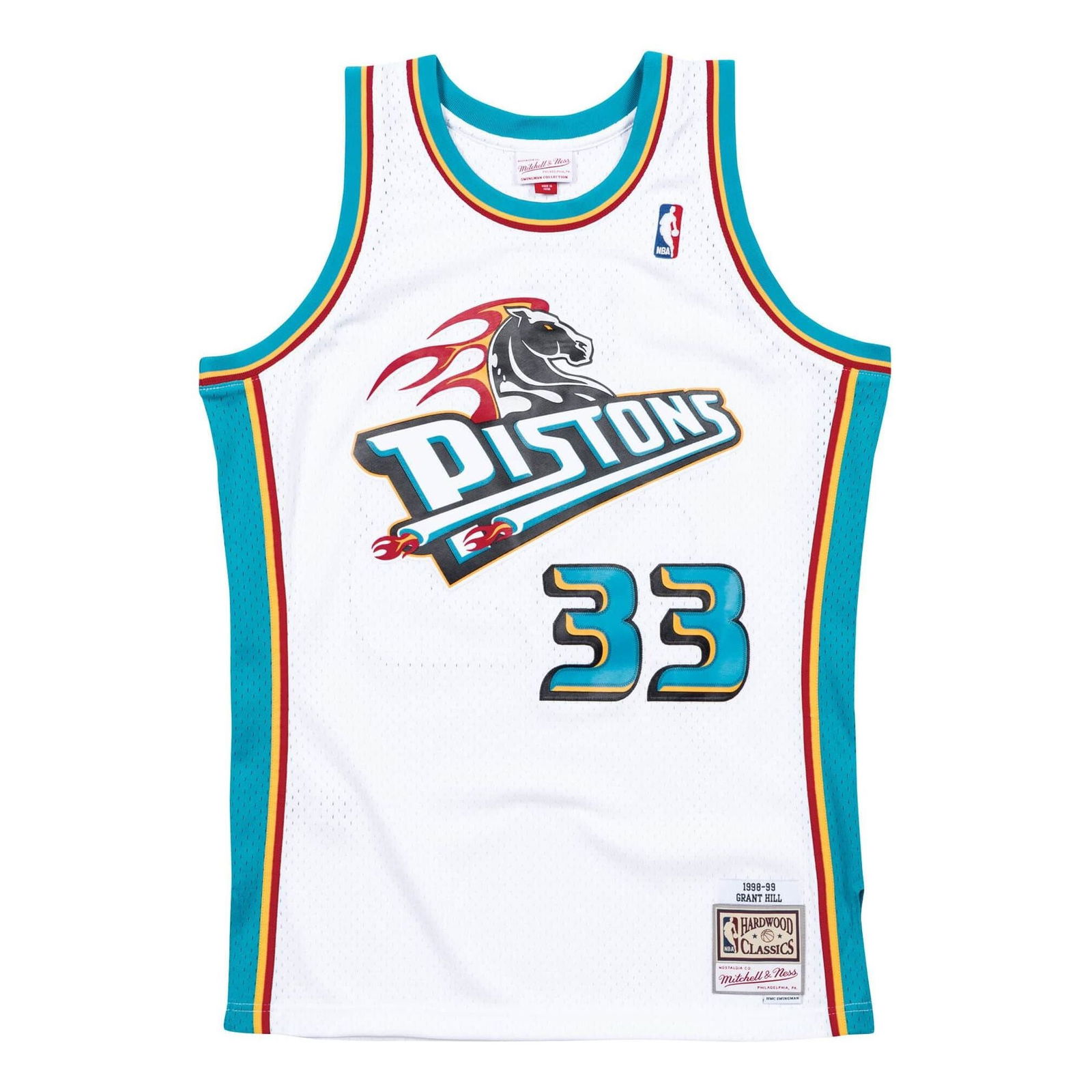 NBA Detroit Pistons 1998-99 Swingman Jersey 'Grant Hill 33'