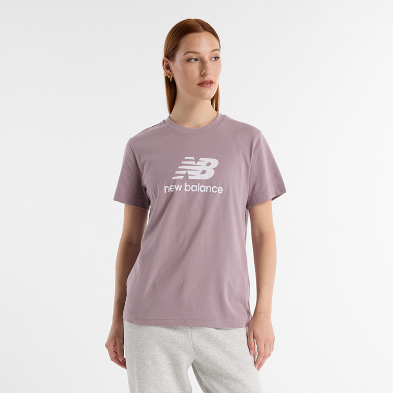 Tričko New Balance NB T-Shirt Fialová | Dámske tričko New Balance WT41502ICW – ružové, 0