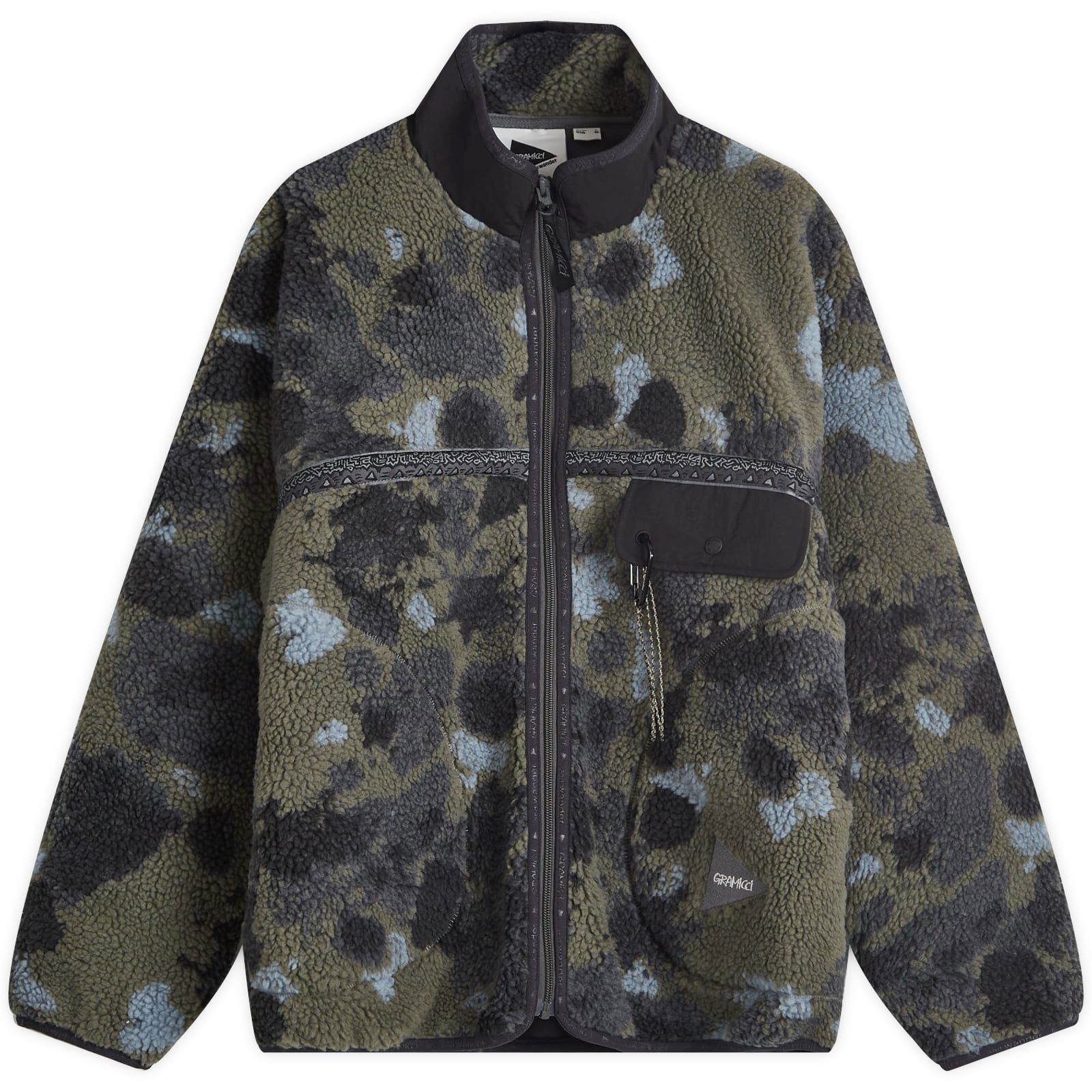 And Wander x Tape Fleece Jacket Camo