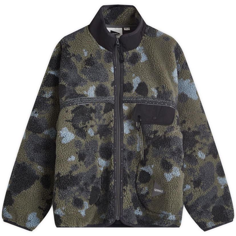 Bunda GRAMICCI And Wander x Tape Fleece Jacket Camo Zelené | GUJ4-F3005-M-CAMO