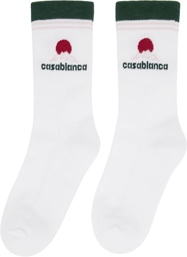 Ponožky Casablanca Casablanca Montagne Socks Biela | APF25-ACC-010-05, 1
