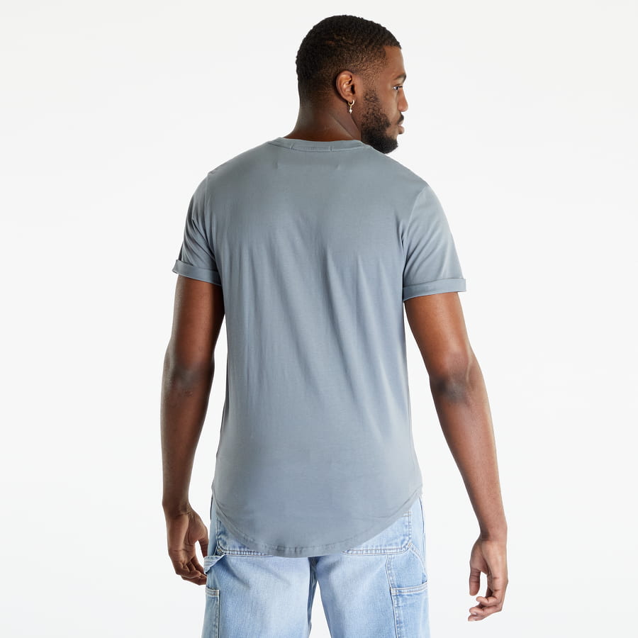 Tričko CALVIN KLEIN Badge Turn Up Sleeve Šedá | J30J315319 PN6, 1