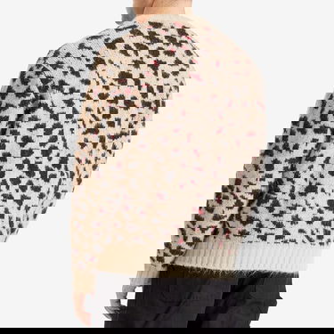 Sveter Patta Patta Leopard Brushed Knit Jumper Béžová | POC-SS25-7020-324-0002-084, 3