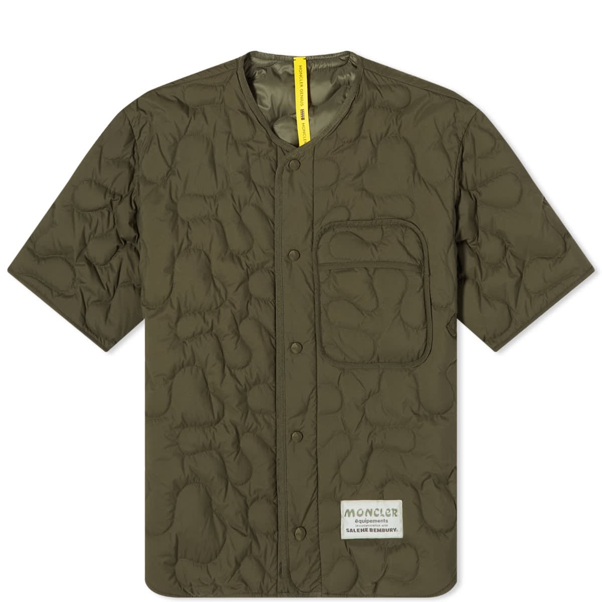 Košeľa Moncler Genius x Salehe Bembury Padded Shirt Dark Green Zelené | 2F000-M3224-02-83C, 0