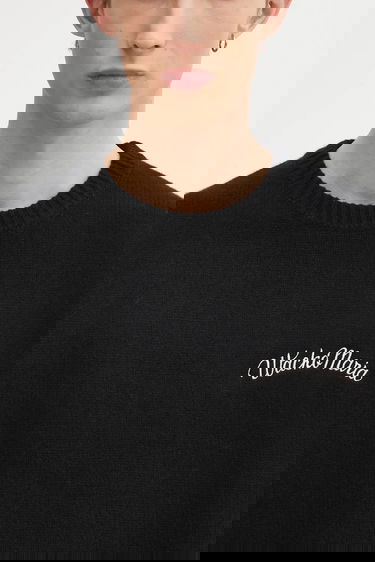 Sveter WACKO MARIA Wacko Maria Classic Crew Neck Sweater Čierna | 25FW.WMK.KN12, 3