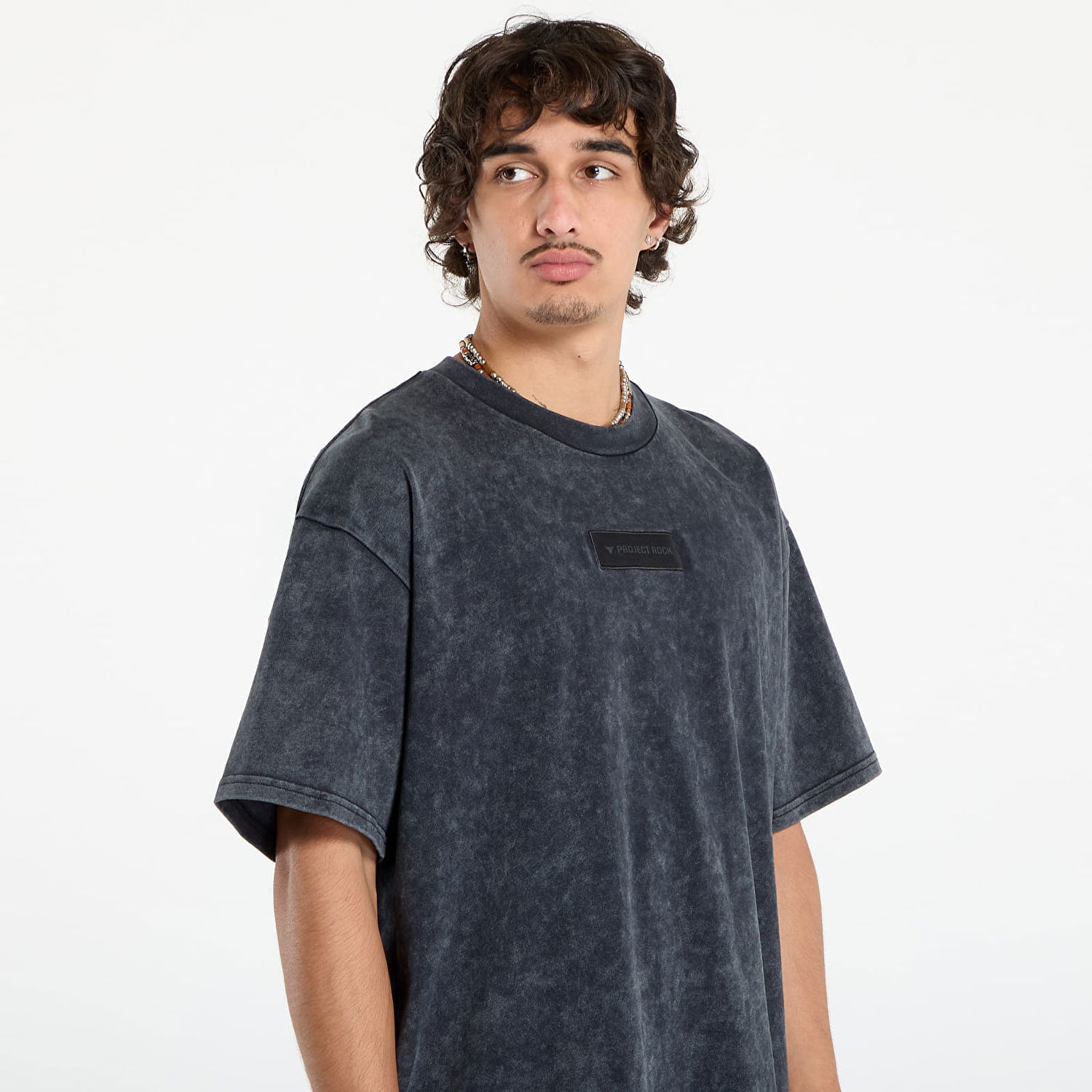 Tričko Under Armour Project Rock Hwt OS Tee Čierna | 6006763-001, 1