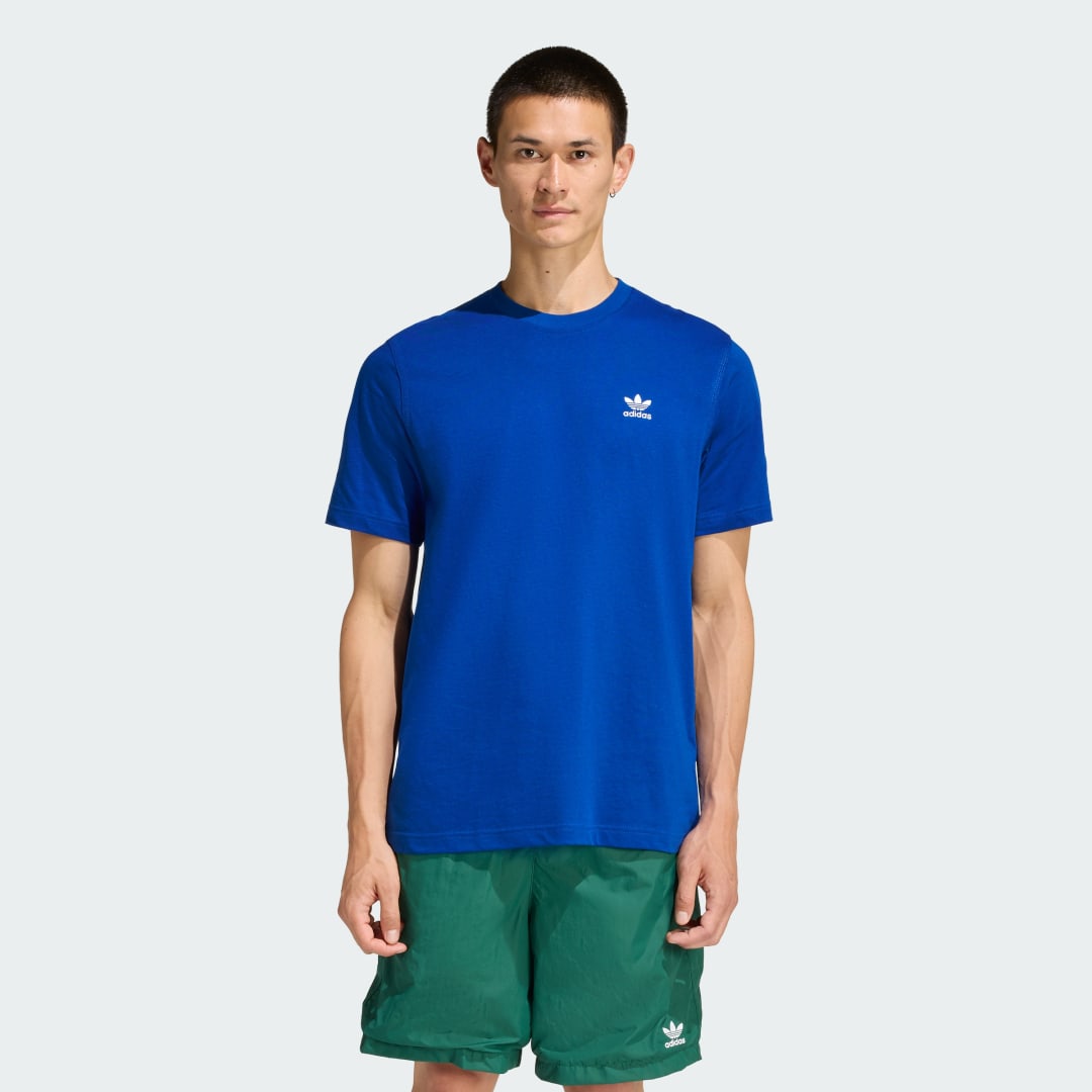Tričko adidas Performance T-Shirt Trefoil Essentials Modrá | KD1316, 0
