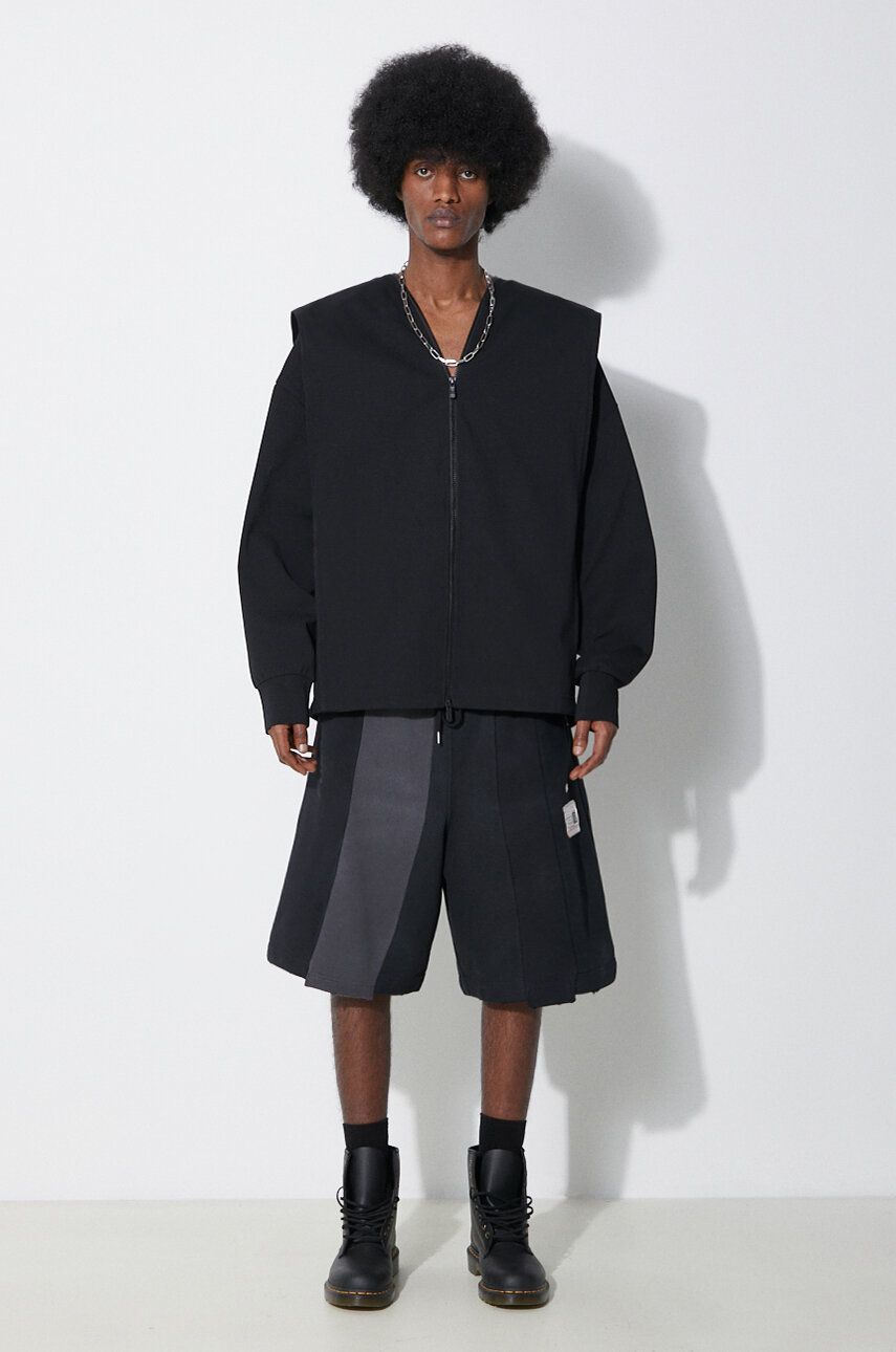 Šortky Maison MIHARA YASUHIRO Maison MIHARA YASUHIRO Vertical Switching Shorts Čierna | A12SP563, 1