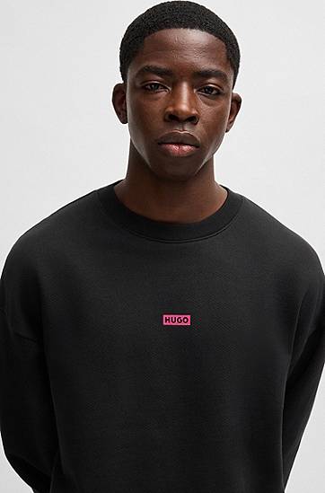Sveter BOSS HUGO Logo Sweatshirt Čierna | 50510732, 1