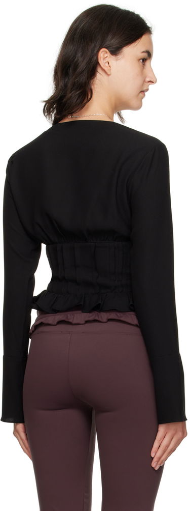 Košeľa GUIZIO Guizio Cheri Ruffle Blouse Čierna | F23108W016, 2