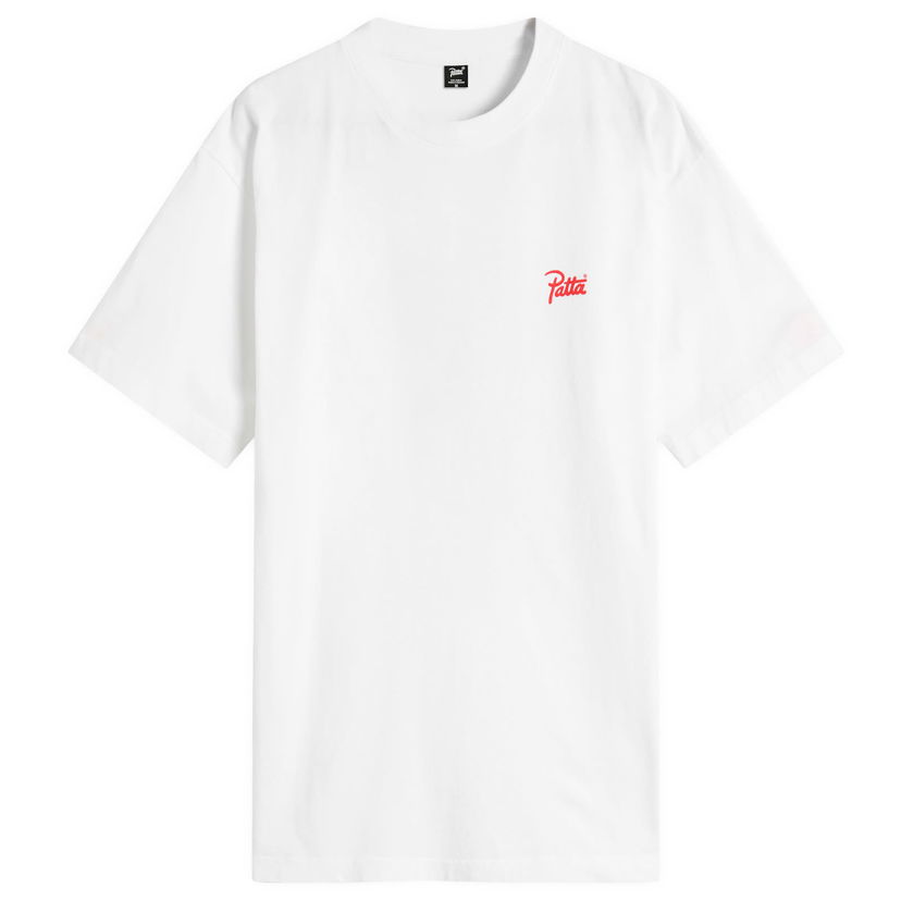Tričko Patta Patta Smooth Operator T-Shirt, Size X-Small Biela | POC-AW25-1000-290-0081-002