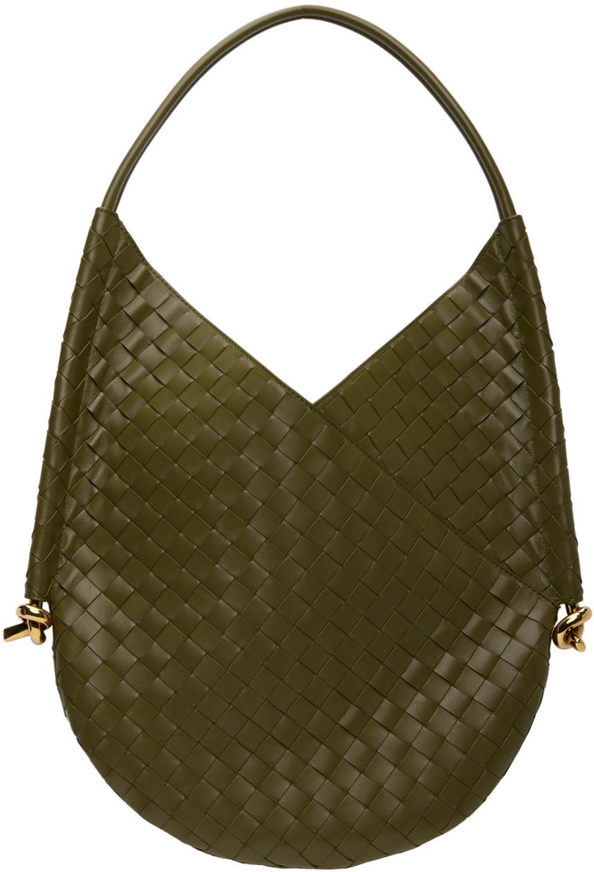 Taška cez rameno Bottega Veneta Medium Solstice Shoulder Bag Zelené | 740990 VCPP1, 0