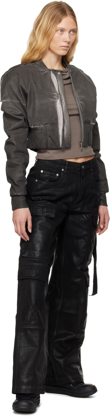 Cargo nohavice Rick Owens Rick Owens DRKSHDW Hollywood Double Cargo Pants Čierna | DS01E3308 DCF, 3