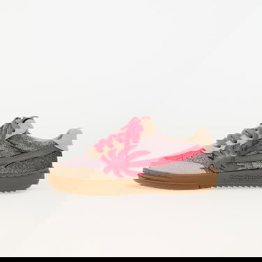 Tenisky a topánky Palm Angels Kids Palm Beach University Glitter Silver Fialová | PGIA014S25LEA0017229, 0