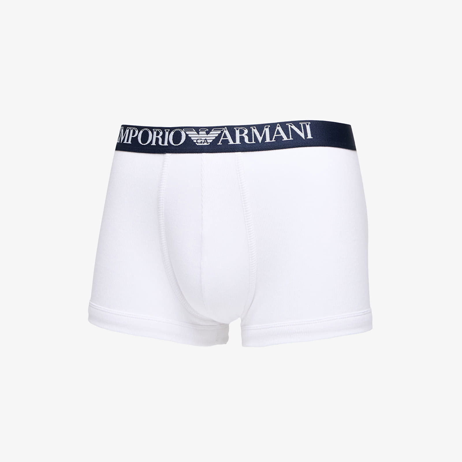 EA7 Men's Knit Trunk 2-Pack Marine/ Bianco M