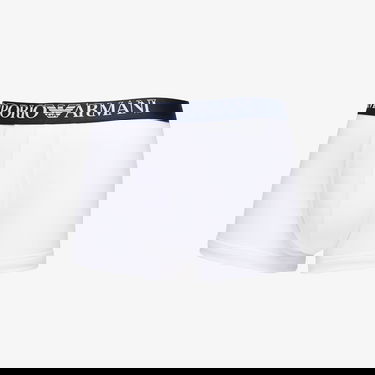 Spodná bielizeň a ponožky Emporio Armani EA7 Men's Knit Trunk 2-Pack Marine/ Bianco M Čierna | 112023 4R502 17135, 3