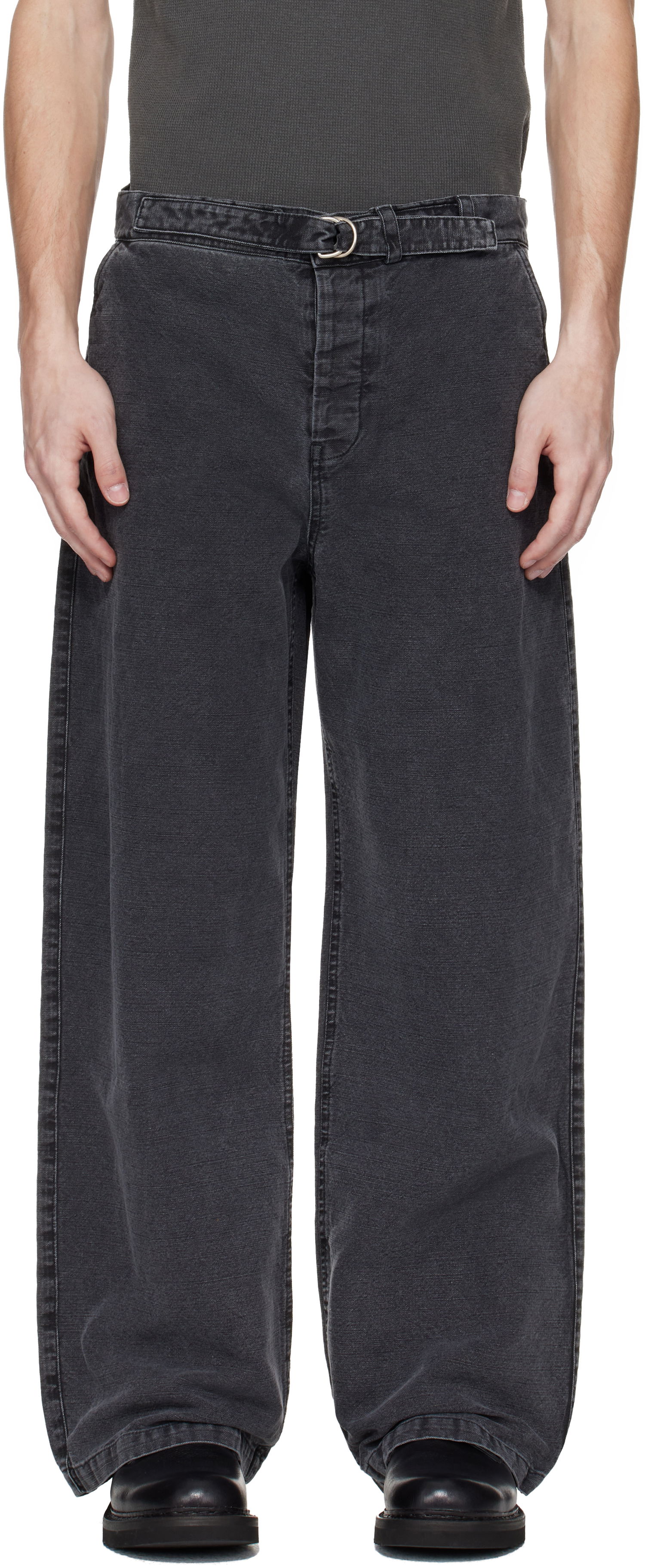 Nohavice OUR LEGACY Our Legacy Stern Chino Trousers Čierna | M2254SB, 0