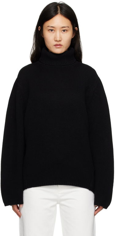 Sveter TOTEME TOTEME Heavyweight Turtleneck Sweater Čierna | 211-561-754, 0