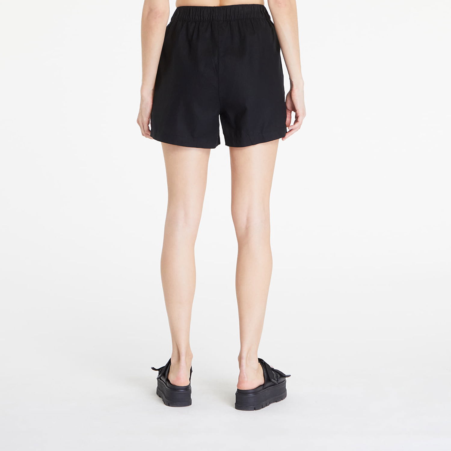 Šortky Urban Classics Linen Mixed Boxer Shorts Black Čierna | TB6848-00007, 1