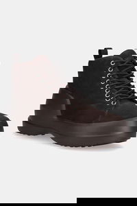MEZZALUNA LACE UP MID SUEDE Boots