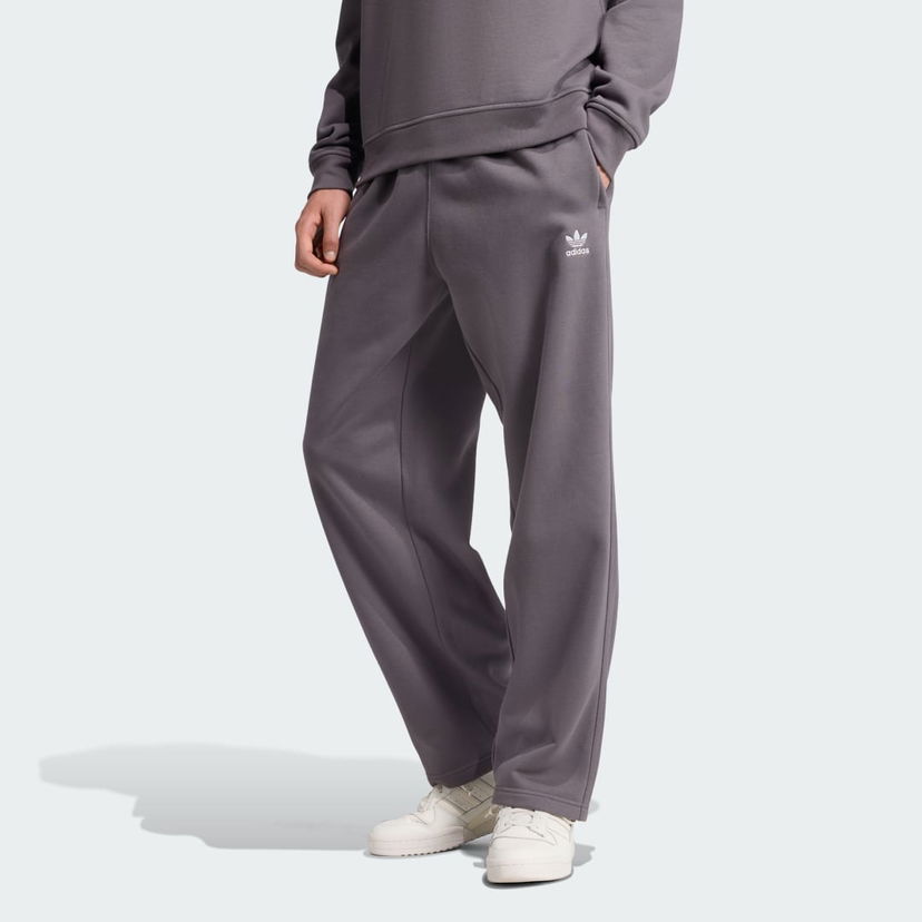Tepláky adidas Performance Trefoil Essentials Open Hem Pants Šedá | JW3673
