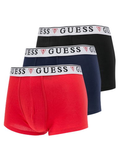 Boxerky GUESS M 3Pack Boxer černé / červené / navy Rôznofarebný | U97G01JR003-FQ90