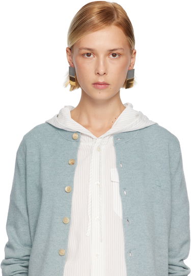 Náušnice Acne Studios Notepad Ribbed Rectangular Drop Earrings Rôznofarebný | C50480-, 2