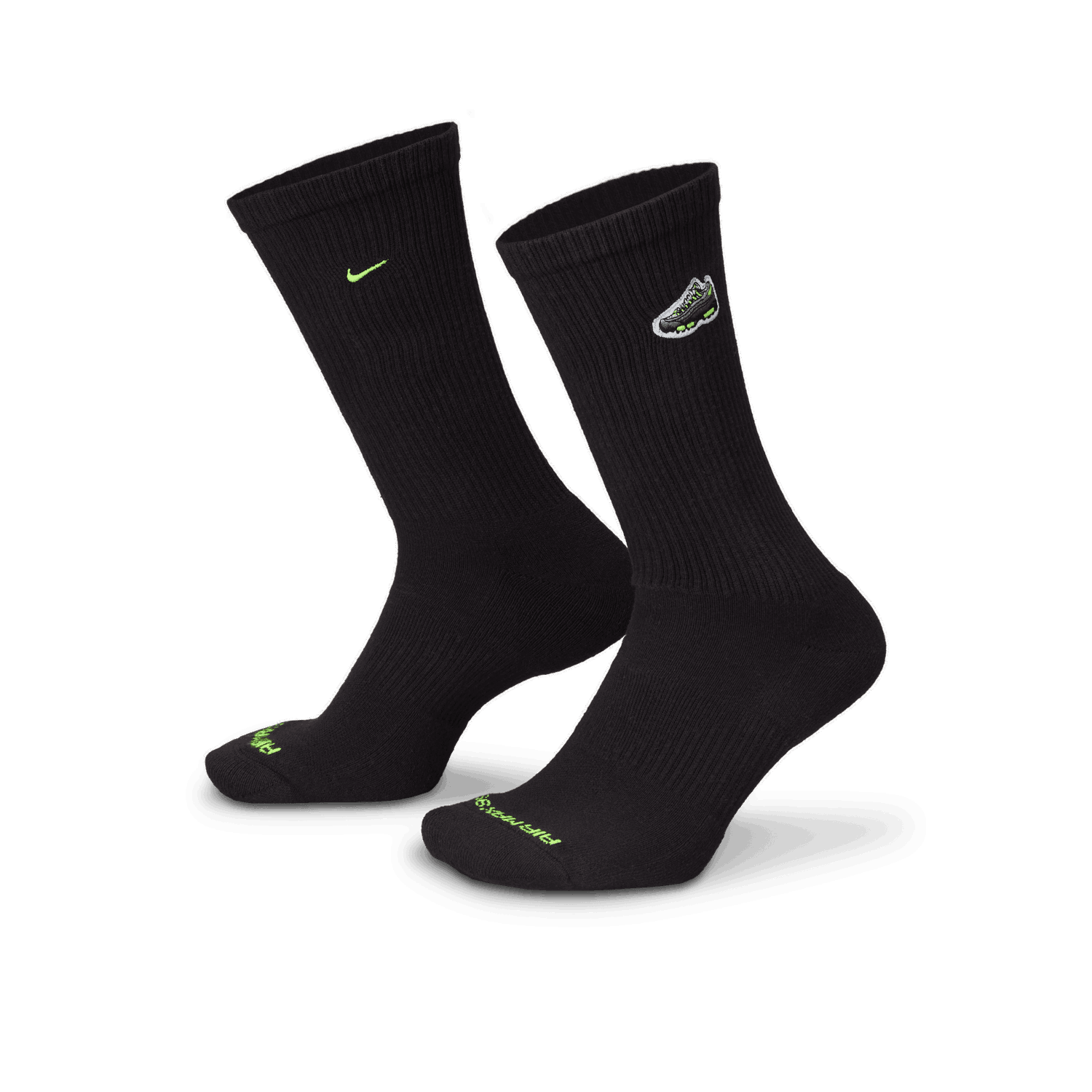 Ponožky Nike Everyday Cushioned Mid Socks Čierna | HJ9389-010, 0
