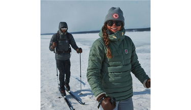 Prešívaná bunda FJÄLLRÄVEN Pack Down Anorak Insulated Jacket Zelené | F86376-614, 5