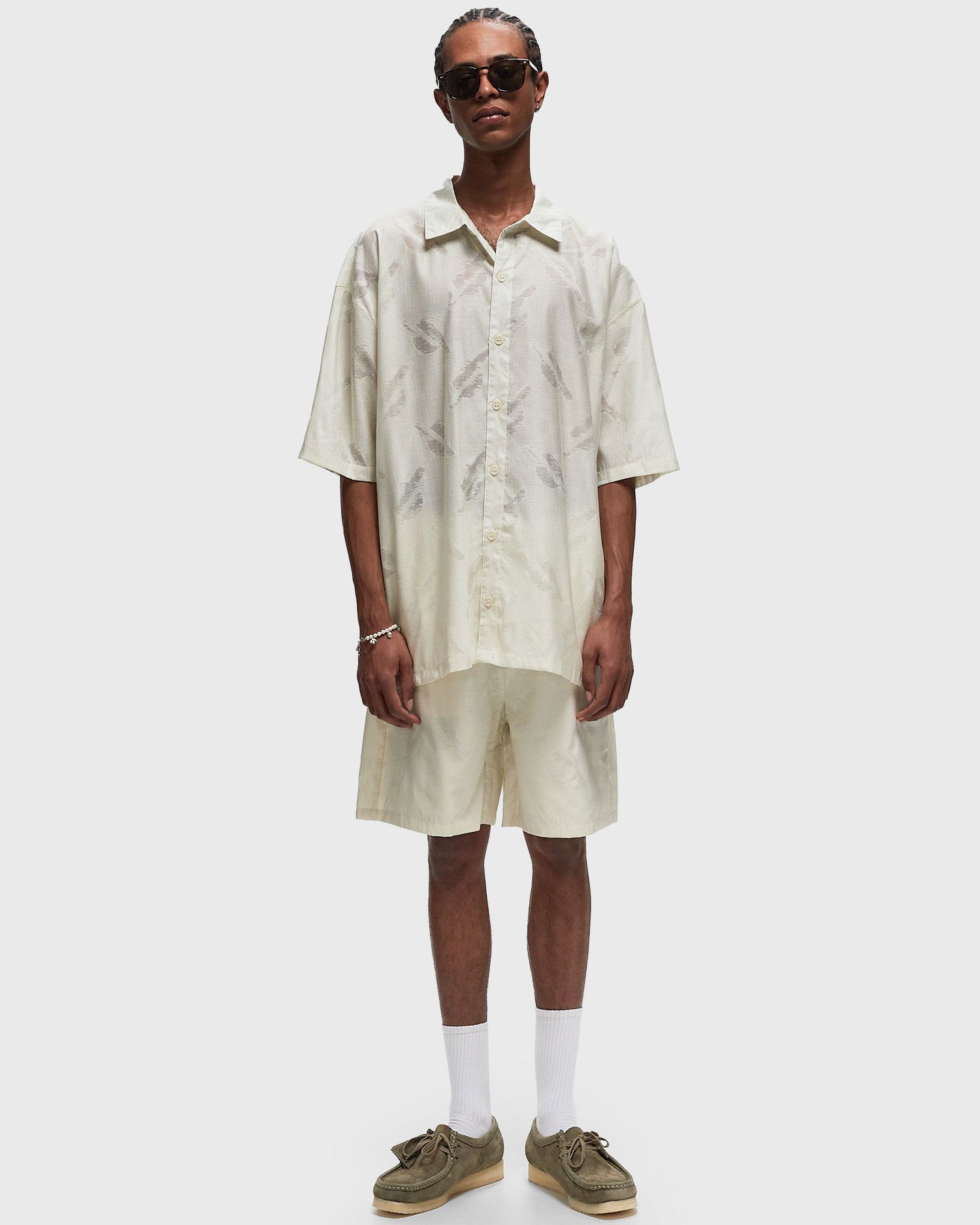 Košeľa DAILY PAPER Salim Relaxed Shirt Biela | 2413001, 1