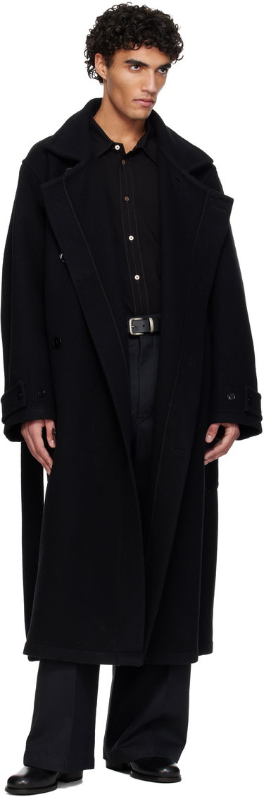 Opasok Solid Homme Leather Western Belt Čierna | S253BE01, 1