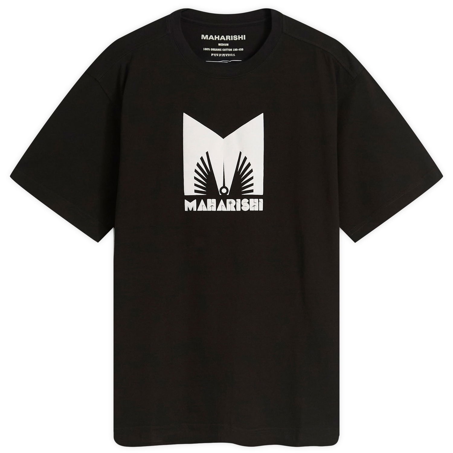 Tričko Maharishi Men's Kung Fulery Graphic T-Shirt, Size Large Čierna | 1581-BLK, 1