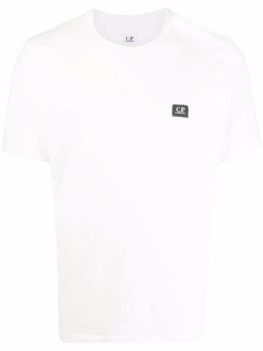 Tričko C.P. Company Logo Patch T-shirt Biela | 12CMTS045A005100W, 0