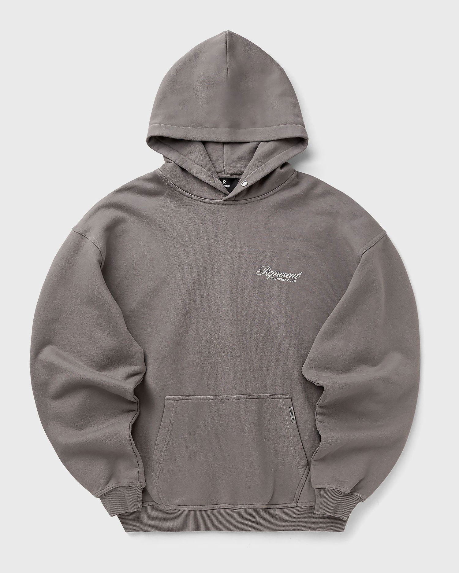 Mikina Represent Clo Represent Owners Club Script Men's Hoodie Šedá | OCM41200-46, 0